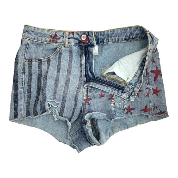 Harley Quinn Birds of Prey Denim Shorts‎ Small - Picture 3 of 8